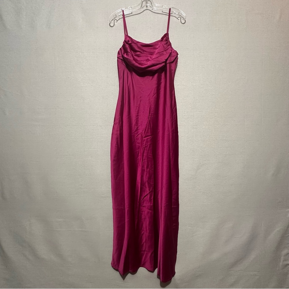 NWT Quiz Satin Cowl Neck Dress - size 10